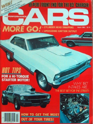 HI PERFORMANCE CARS 1983 MAR - SHELBY, V-8 GREMLIN